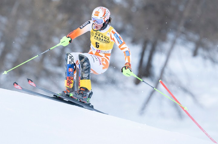 Vlhová tretia aj v slalome, víťazkou v Sestriere šťastná Holdenerová